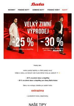 ❄️ Velký zimní výprodej ❄️ Slevy až 30 % na zimní obuv a doplňky ⚡