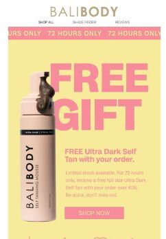 FREE ULTRA DARK MOUSSE 🖤