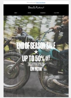 DEUS SALE - UP TO 50% OFF