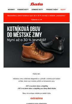 Kotníkové boty od Bati nyní až o 30 % levnější 🥾