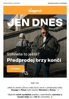 Předprodej už jen pár hodin🔥