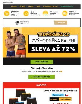 🤩 Multibalení až -72 % 🤩