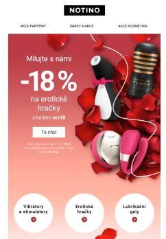 -18 % na erotické hračky