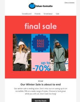 Winter Sale: Final Call