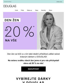 Oslavte Den žen a užijte si slevu až 20 % na vše