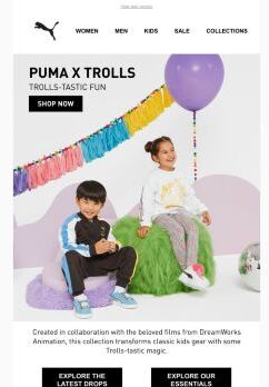 Turn the Music Up With PUMA x TROLLS