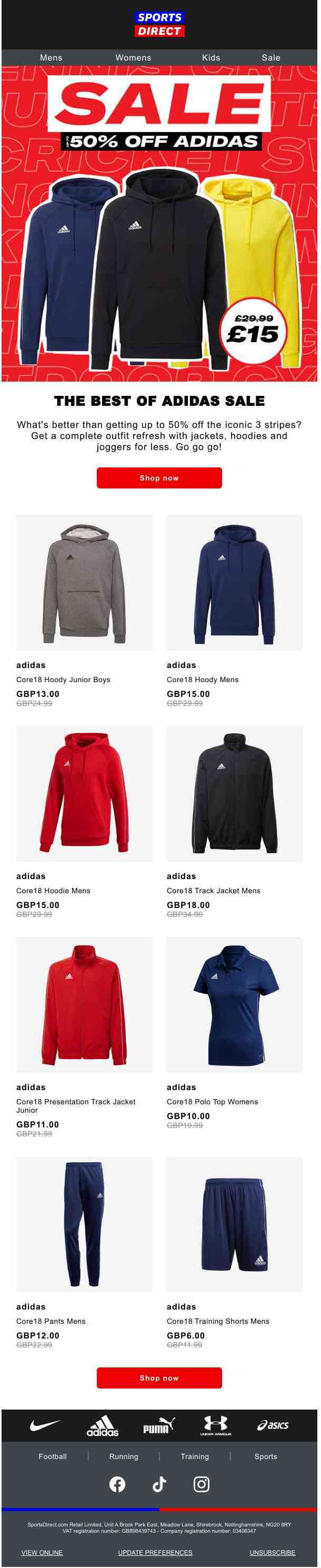 💥 Up to 50% off adidas SALE 💥