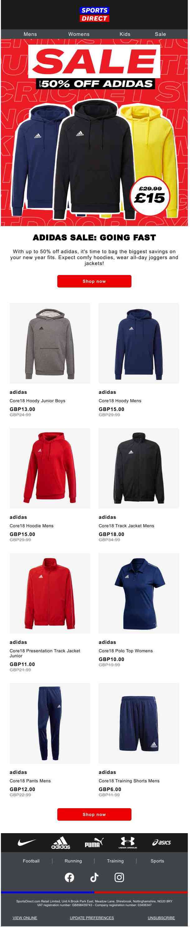 , SAVE on adidas ⚡