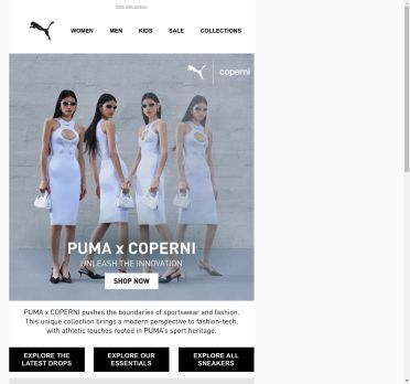 PUMA x COPERNI: Unleash The Innovation