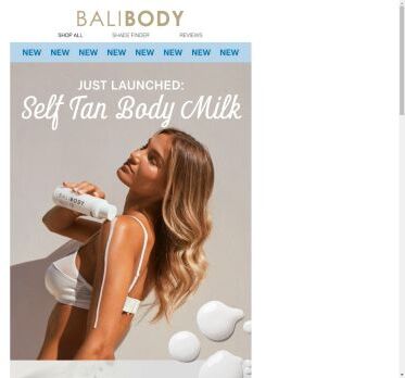 JUST LAUNCHED: Self Tan Body Milk 🥛