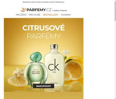 🍋⛱️ Citrusové osvěžující parfémy na léto