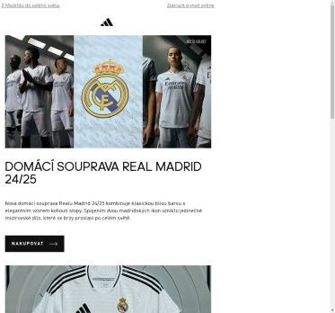 DOMÁCÍ SOUPRAVA REAL MADRID 24/25 ⚪️🌎