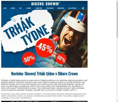 Novinka: Slevový Trhák týdne v Bikers Crown