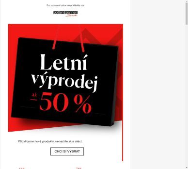 Přidali jsme nové produkty do letního výprodeje