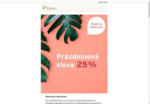 Letní sleva 25 % ☀️