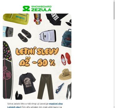 ☀️ Spouštíme Letní slevy až 50 %