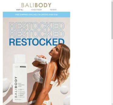 BACK IN STOCK: Self Tan Body Milk 😱