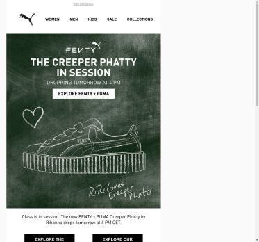 Announcing: the CREEPER PHATTY by Rihanna