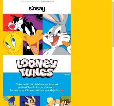 Looney Tunes již v Sinsay! 🥕