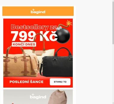 Bestsellery za 799,- končí dnes! 💥⏰🔥