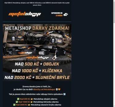 Metalshop dárky zdarma!