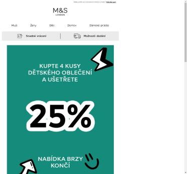 Sleva 25 % na dětské oblečení končí BRZY!