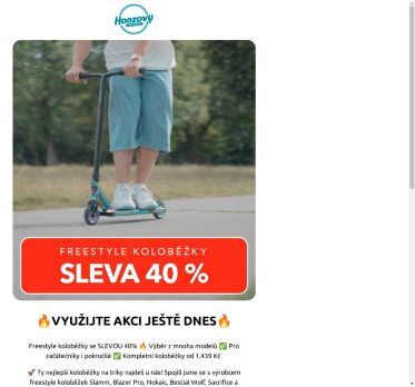 Koloběžky 🔥 SLEVA 40%