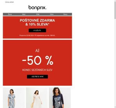 Konec sezónních slev | 10% sleva + poštovné zdarma