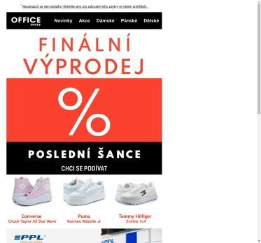 FINÁLNÍ VÝPRODEJ - POSLEDNÍ ŠANCE!👟