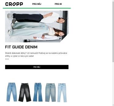 FIT GUIDE DENIM👖 Najdi si své dokonalé džíny