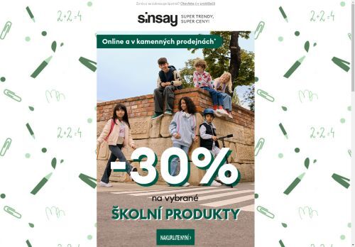 [ -30% ] na ŠKOLNÍ VÝBAVU 📚