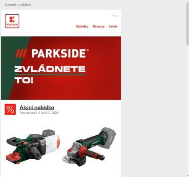 Parkside - Zvládnete to! - od 2. 9. do 8. 9. 2024