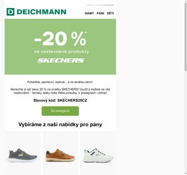 👉 -20 % na značku SKECHERS