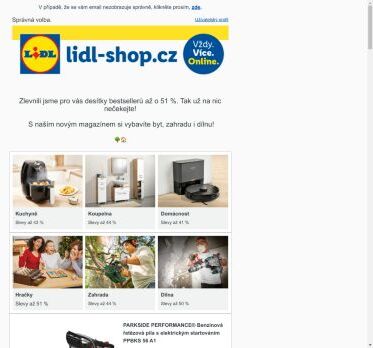 lidl-shop.cz | Říjnový magazín se slevou až 51 %!