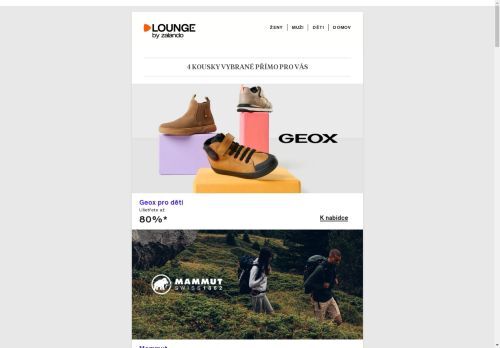 Geox, Mammut, Buffalo a mnoho dalších skvělých nabídek