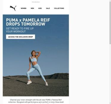 PUMA x Pamela Reif: New collection drops tomorrow