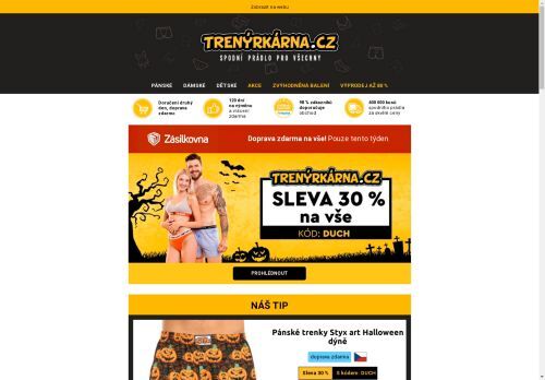 🎃 Halloweenská sleva 30 % na vše 👻