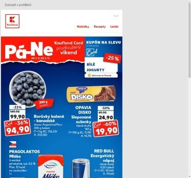 Borůvky 300 g za 94,90 Kč s Kaufland Card - nabídka na víkend je tu!