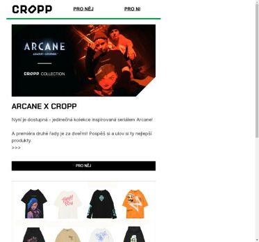 Kolekce ARCANE X CROPP je nyní dostupná! ⭐