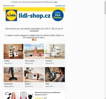 lidl-shop.cz | Listopadový magazín se slevou až 50 %!