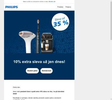 Poslední možnost - využijte 10% slevu ještě dnes!📢