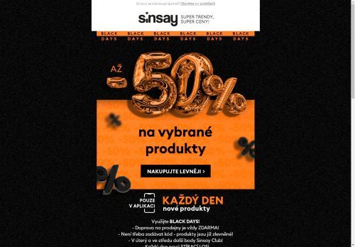 🖤 ​​Až [ -50% ] 🖤 BLACK DAYS 🧡