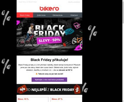 Black Friday na bikeru – Nejlepší čas na nákupy je právě teď! 🎁