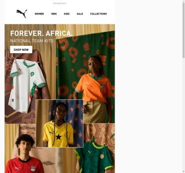 The NEW African National Teams Kits