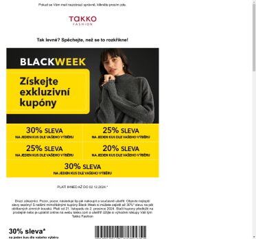 Získejte s kupóny slevu až 30 %*!