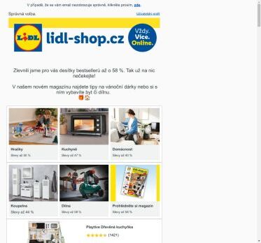 lidl-shop.cz | Listopadový magazín se slevou až 58 %!