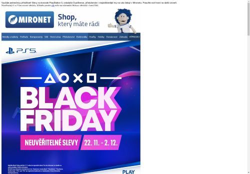 Obchodní sdělení: Nepropásněte Black Friday s PlayStation 5