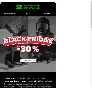 🏂 Vyřeš snowboardovou výbavu v Black Friday