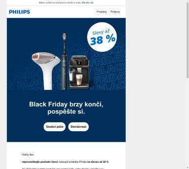 Black Friday brzy skončí – nepropásněte nakoupit se slevou! 📢