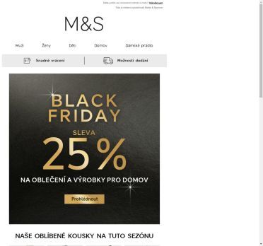 Sleva 25 % NA VŠE… letos na Black Friday  🚨